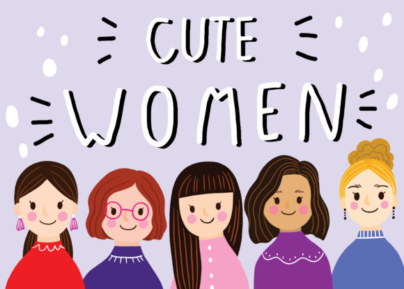 Download Flat Design Women Illustration Clipart. - Illustration Collection