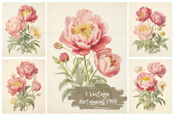 Download Vintage Botanical Illustration Set PNG - Illustration Collection