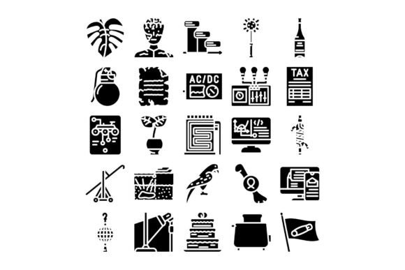 Download Various Abstract Icons Illustrating Dive - Abstract icons Collection