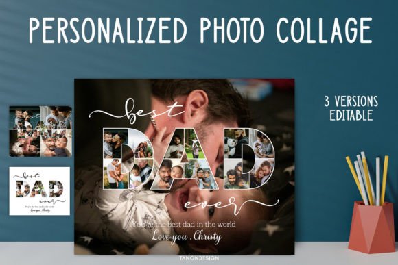 Download Personalized Dad Photo Collage, Father - Collage Collection