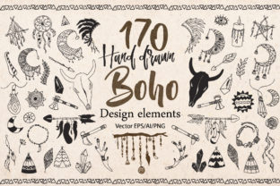 Download Boho Tribal Design Elements Clipart - Element Collection