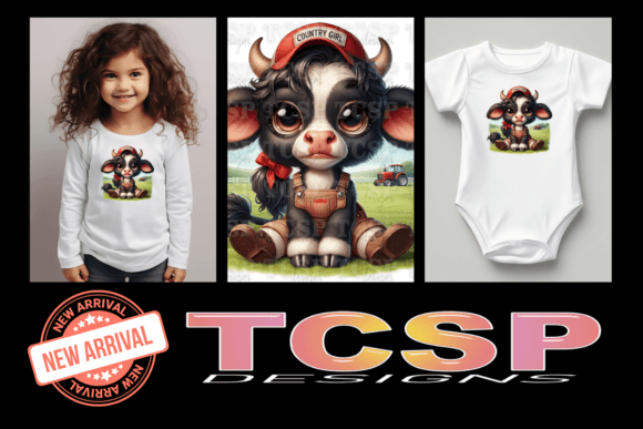 Download Country Girl Angus Tshirt PNG - Premium Bundle