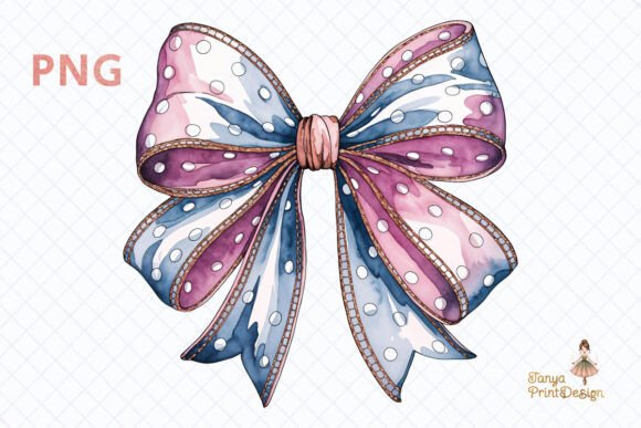 Download Purple &amp; Pink Gradient Bow Clipart PNG - Premium Resources