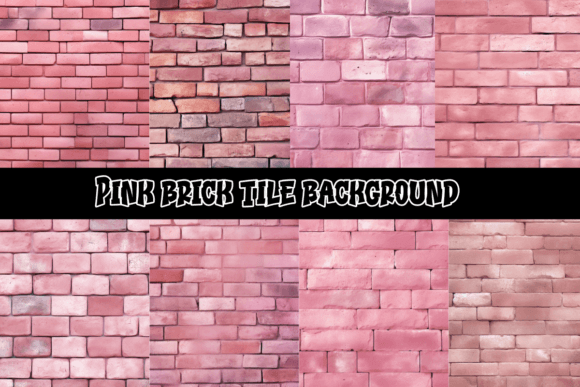 Download Pink Brick Tile Background - Premium Bundle